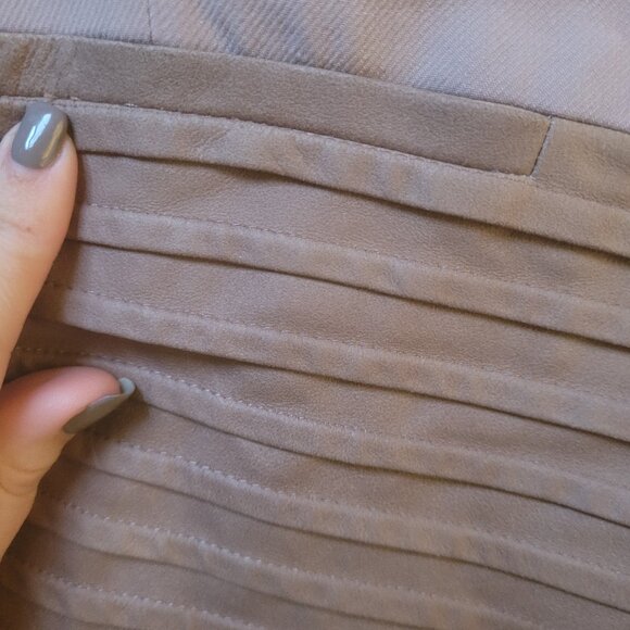 Luxury Helmut Lang Wool and Leather Jacket, Sz S-M - Picture 4 of 17